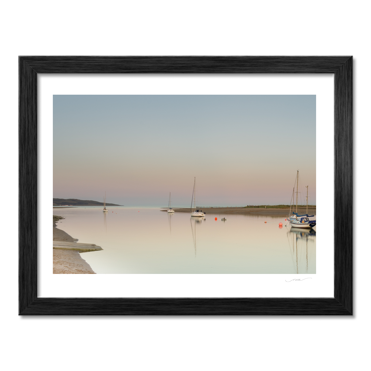 still-calm-rogerstown-estuary-sailboats PM