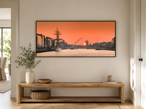 sunset-river-liffey-samuel-beckett-bridge BF-Hallway