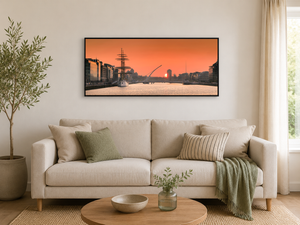 sunset-river-liffey-samuel-beckett-bridge BF-Sitting-Room