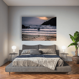surfer-entering-waves-stormy-dusk Pano