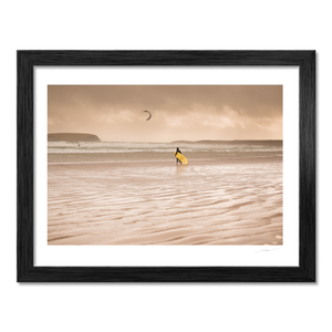 surfer-yellow-board-stormy-atlantic-beach BF