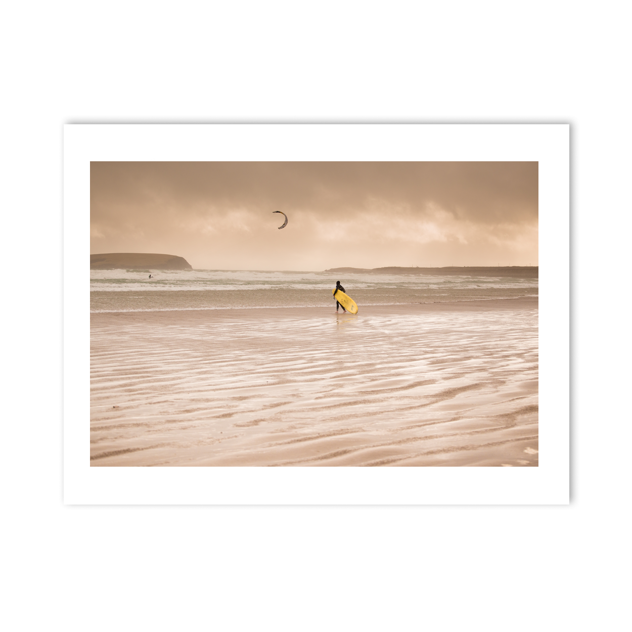 surfer-yellow-board-stormy-atlantic-beach PM