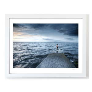 swimmer-entering-sea-dramatic-sky WF