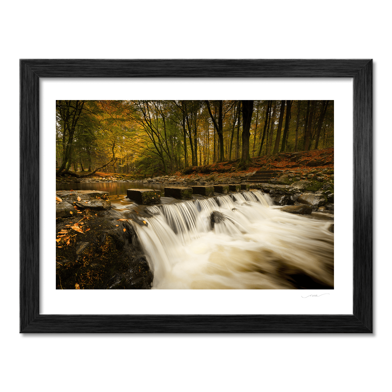 tollymore-forest-stepping-stones-autumn-waterfall PM