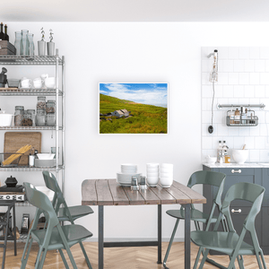 Nua Photography Print Traditional Stone Cottage and Patchwork Fields, South Cork Traditional Stone Cottage Patchwork Fields Cork Print | Nua Photograph