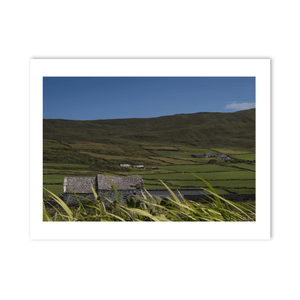 Nua Photography Print Traditional Stone Cottage and Rolling Green Hills, South Cork Traditional Stone Cottage Rolling Green Hills Print | Nua Photography