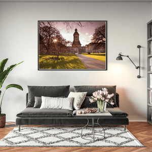 Nua Photography Print Trinity College Campanile at Spring Sunset, Dublin City Trinity College Campanile Spring Sunset Print | Nua Photography