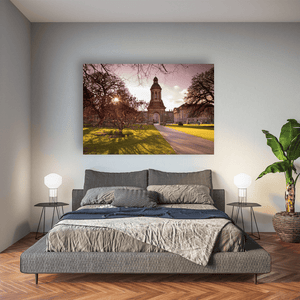 Nua Photography Print Trinity College Campanile at Spring Sunset, Dublin City Trinity College Campanile Spring Sunset Print | Nua Photography