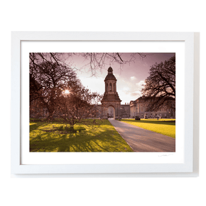 Nua Photography Print Trinity College Campanile at Spring Sunset, Dublin City Trinity College Campanile Spring Sunset Print | Nua Photography