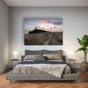 Nua Photography Print Twr Mawr Lighthouse at Sunset, Llanddwyn Island, Anglesey, Wales Twr Mawr Lighthouse Sunset Llanddwyn Island Print | Nua Photography