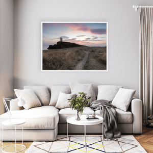 Nua Photography Print Twr Mawr Lighthouse at Sunset, Llanddwyn Island, Anglesey, Wales Twr Mawr Lighthouse Sunset Llanddwyn Island Print | Nua Photography