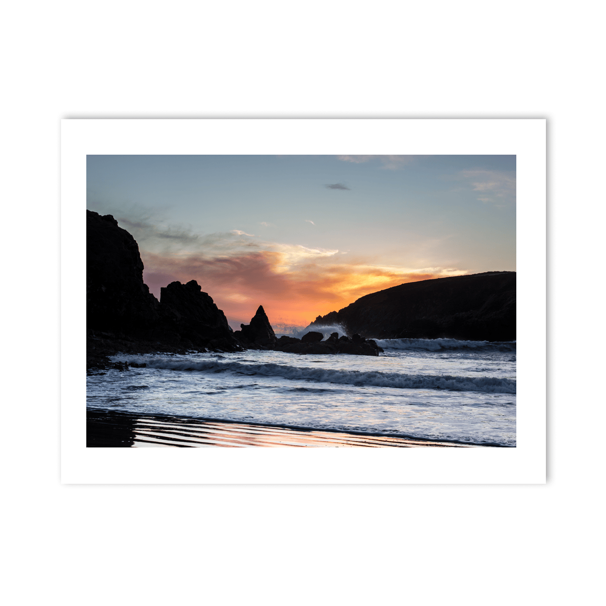 waterford-coast-sunset-silhouette-waves PM