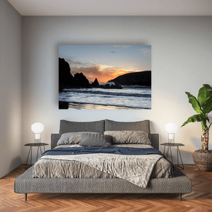 waterford-coast-sunset-silhouette-waves Pano