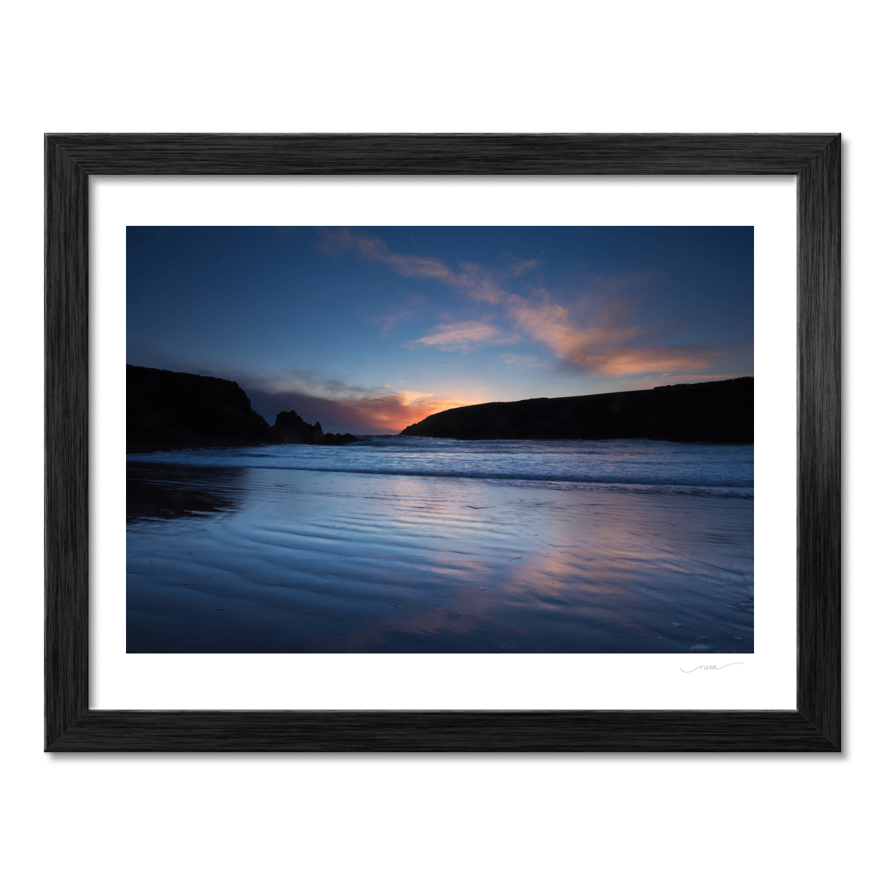 waterford-cove-beach-sunset-reflections PM