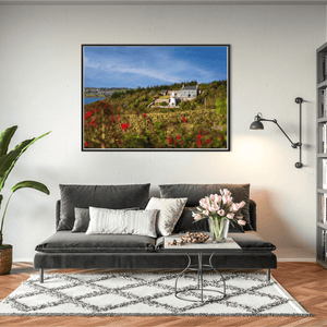 Wexford Coastal Cottage on Autumn Hillside, Co. Wexford fine art photography print by Nua Photography
