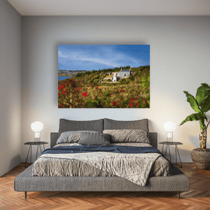 Wexford Coastal Cottage on Autumn Hillside, Co. Wexford fine art photography print by Nua Photography