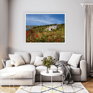 Wexford Coastal Cottage on Autumn Hillside, Co. Wexford fine art photography print by Nua Photography