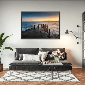 Nua Photography Print White Rock Portmarnock Bathing Area at Sunset, Co. Dublin White Rock Portmarnock Sunset Print | Nua Photography