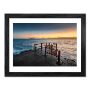 Nua Photography Print White Rock Portmarnock Bathing Area at Sunset, Co. Dublin White Rock Portmarnock Sunset Print | Nua Photography