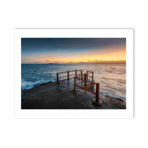 Nua Photography Print White Rock Portmarnock Bathing Area at Sunset, Co. Dublin White Rock Portmarnock Sunset Print | Nua Photography