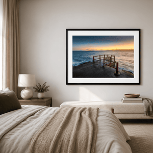 Nua Photography Print White Rock Portmarnock Bathing Area at Sunset, Co. Dublin White Rock Portmarnock Sunset Print | Nua Photography