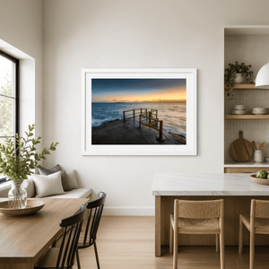 Nua Photography Print White Rock Portmarnock Bathing Area at Sunset, Co. Dublin White Rock Portmarnock Sunset Print | Nua Photography