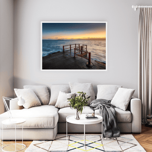 Nua Photography Print White Rock Portmarnock Bathing Area at Sunset, Co. Dublin White Rock Portmarnock Sunset Print | Nua Photography