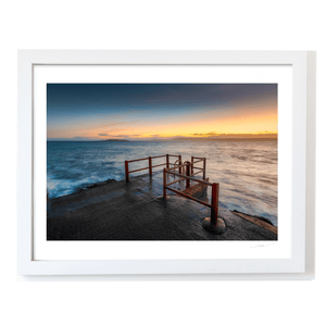 Nua Photography Print White Rock Portmarnock Bathing Area at Sunset, Co. Dublin White Rock Portmarnock Sunset Print | Nua Photography
