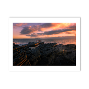 Nua Photography Print White Rock Portmarnock Sunset, Co. Dublin White Rock Portmarnock Sunset Print | Nua Photography