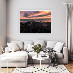 Nua Photography Print White Rock Portmarnock Sunset, Co. Dublin White Rock Portmarnock Sunset Print | Nua Photography