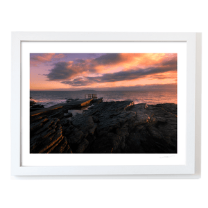 Nua Photography Print White Rock Portmarnock Sunset, Co. Dublin White Rock Portmarnock Sunset Print | Nua Photography
