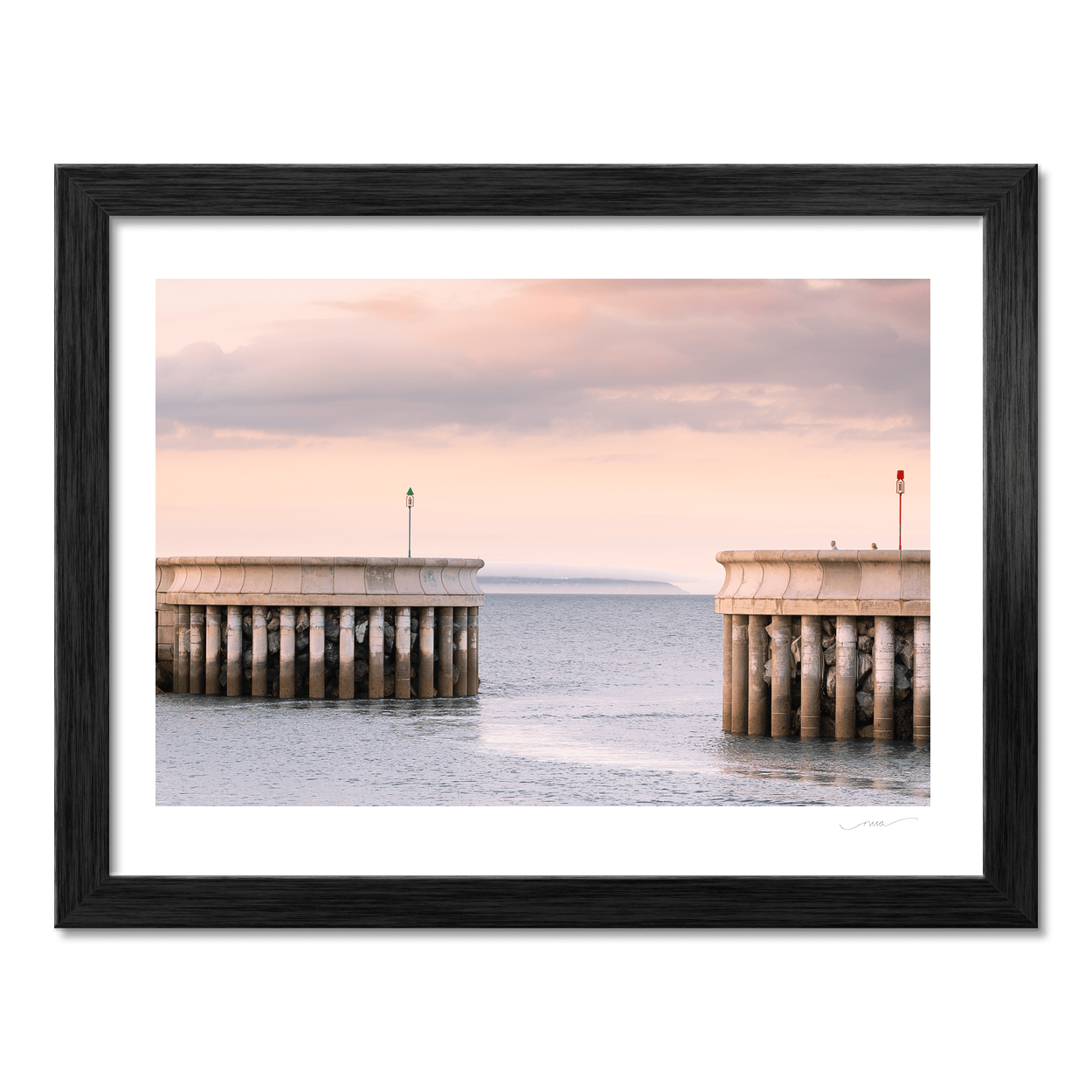 wicklow-harbour-piers-sunset-calm-waters PM