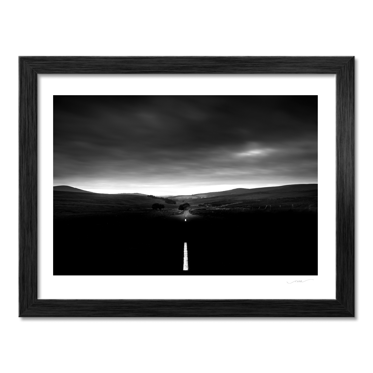 wicklow-mountains-road-moody-black-white PM