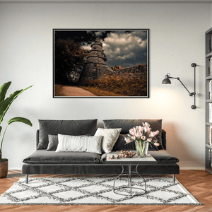 Nua Photography Print The Wonderful Barn Under Stormy Skies, Leixlip Co. Kildare Wonderful Barn Stormy Skies Leixlip Print | Nua Photography