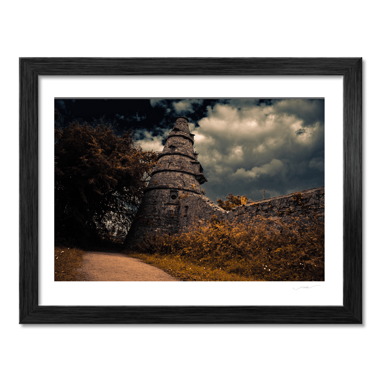 Nua Photography Print The Wonderful Barn Under Stormy Skies, Leixlip Co. Kildare Wonderful Barn Stormy Skies Leixlip Print | Nua Photography