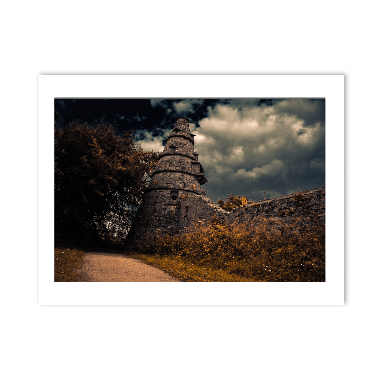 Nua Photography Print The Wonderful Barn Under Stormy Skies, Leixlip Co. Kildare Wonderful Barn Stormy Skies Leixlip Print | Nua Photography