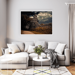 Nua Photography Print The Wonderful Barn Under Stormy Skies, Leixlip Co. Kildare Wonderful Barn Stormy Skies Leixlip Print | Nua Photography