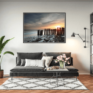 wooden-groynes-sunset-pebble-beach BFW