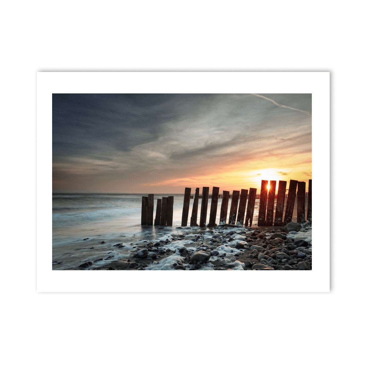wooden-groynes-sunset-pebble-beach PM