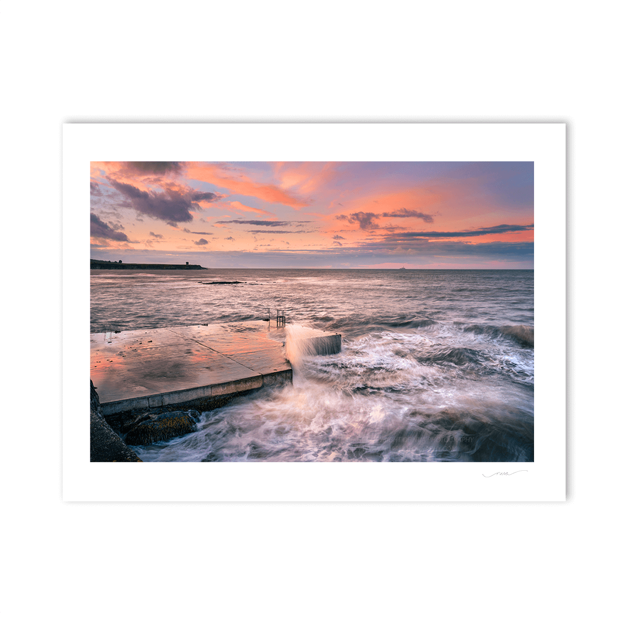 Back of Rush Harbour at Sunset