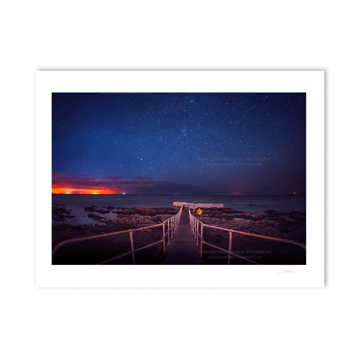 Red Island under the Stars