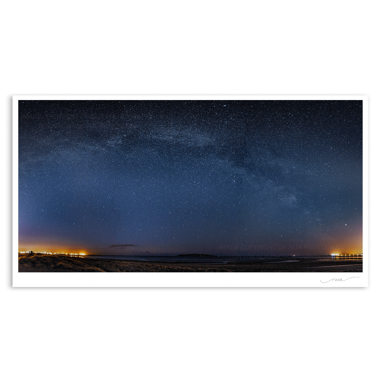 Nua Photography Limited Edition Milky way Panorama Rush South Beach