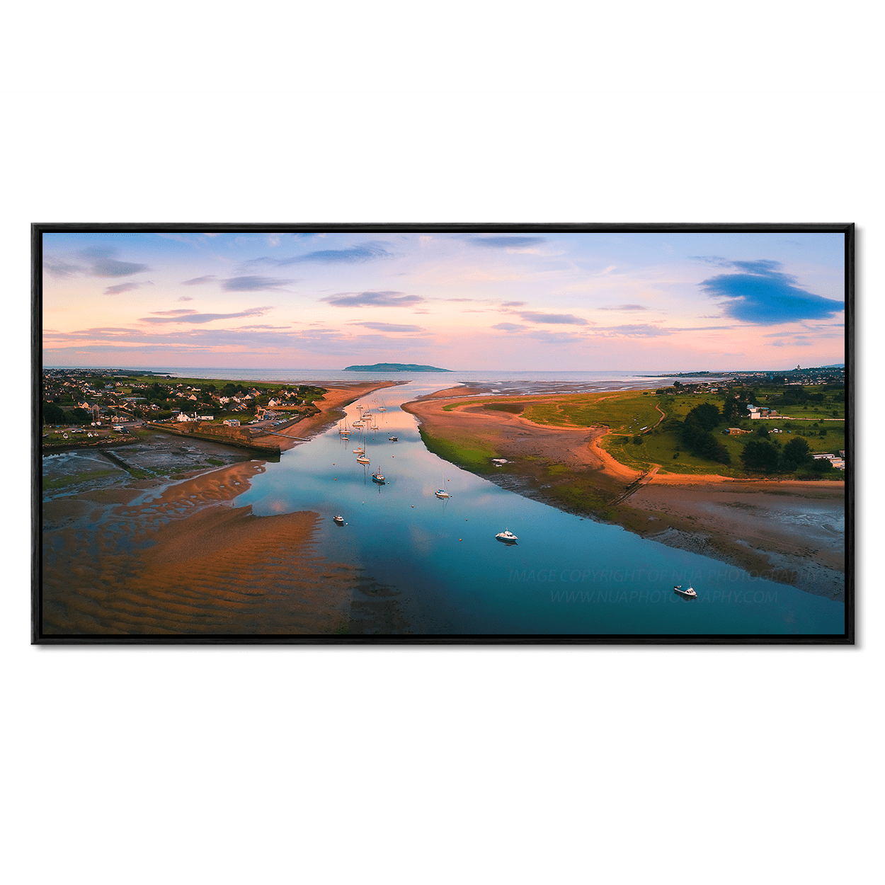 Nua Photography Limited Edition Rogerstown Estuary Rush 41 Pano