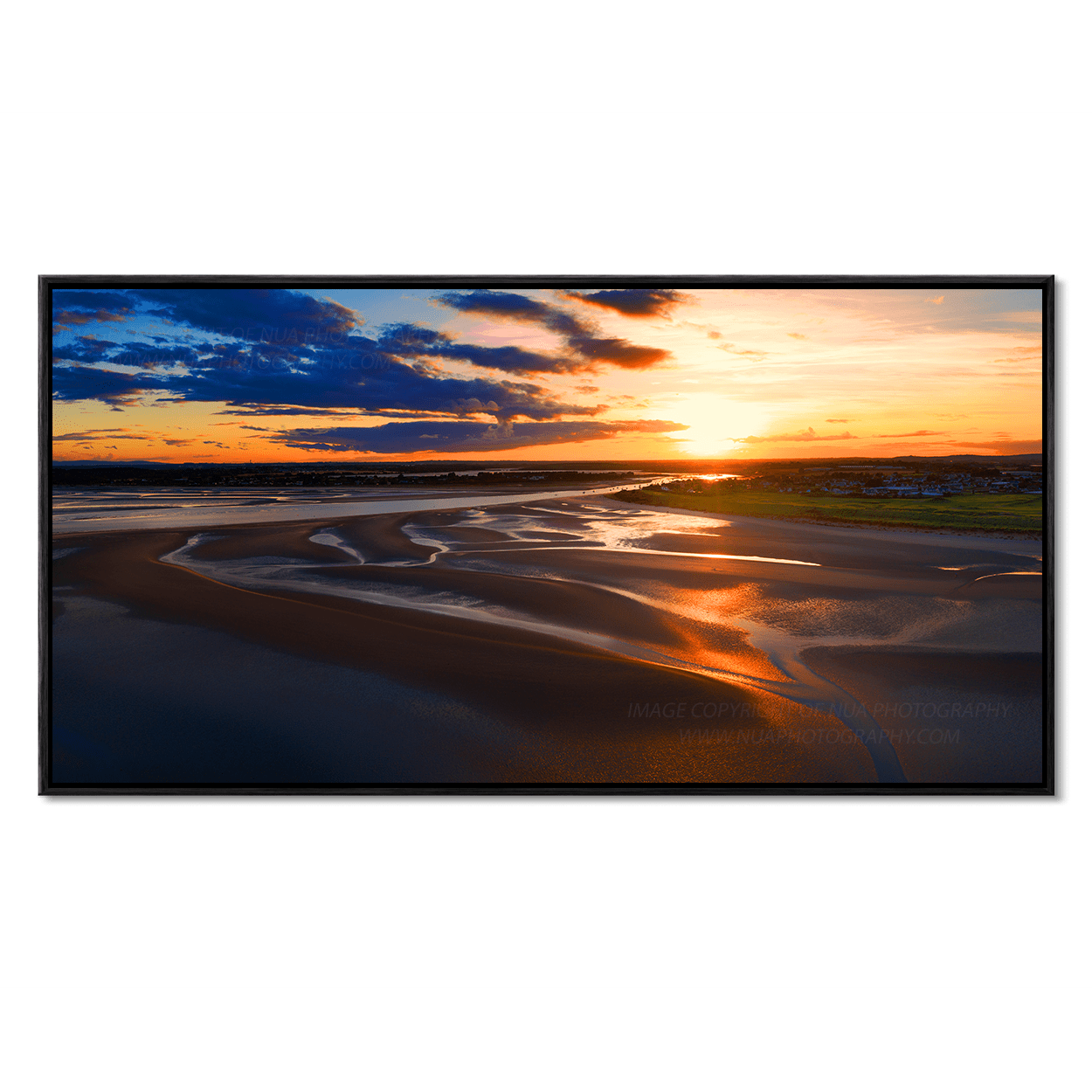 Nua Photography Limited Edition Rogerstown Sunset from the South Beach