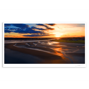 Nua Photography Limited Edition Rogerstown Sunset from the South Beach