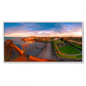 Nua Photography Limited Edition Rush Harbour & Playground Aerial Sunset View panorama