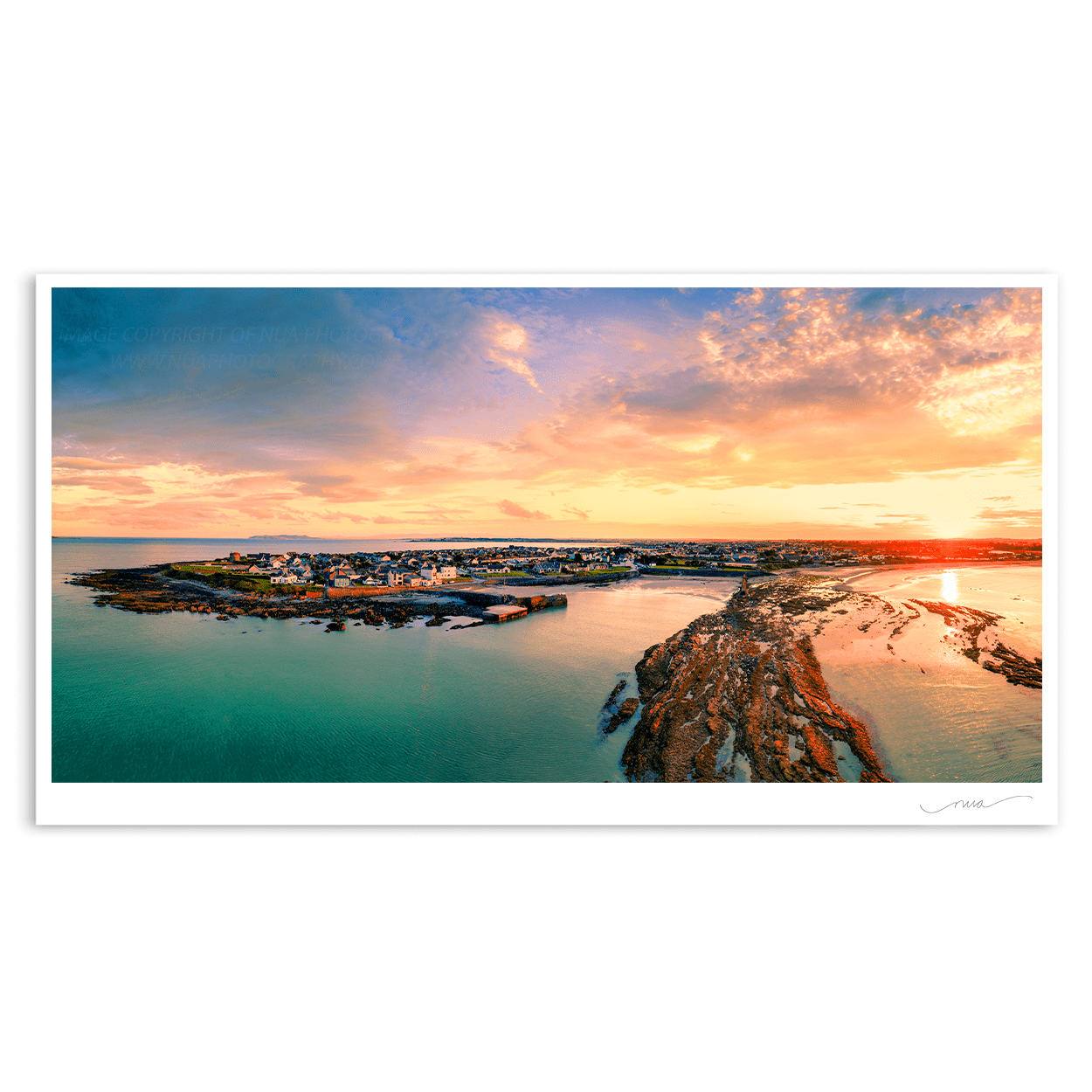 Nua Photography Limited Edition Sunset from Rush Harbour