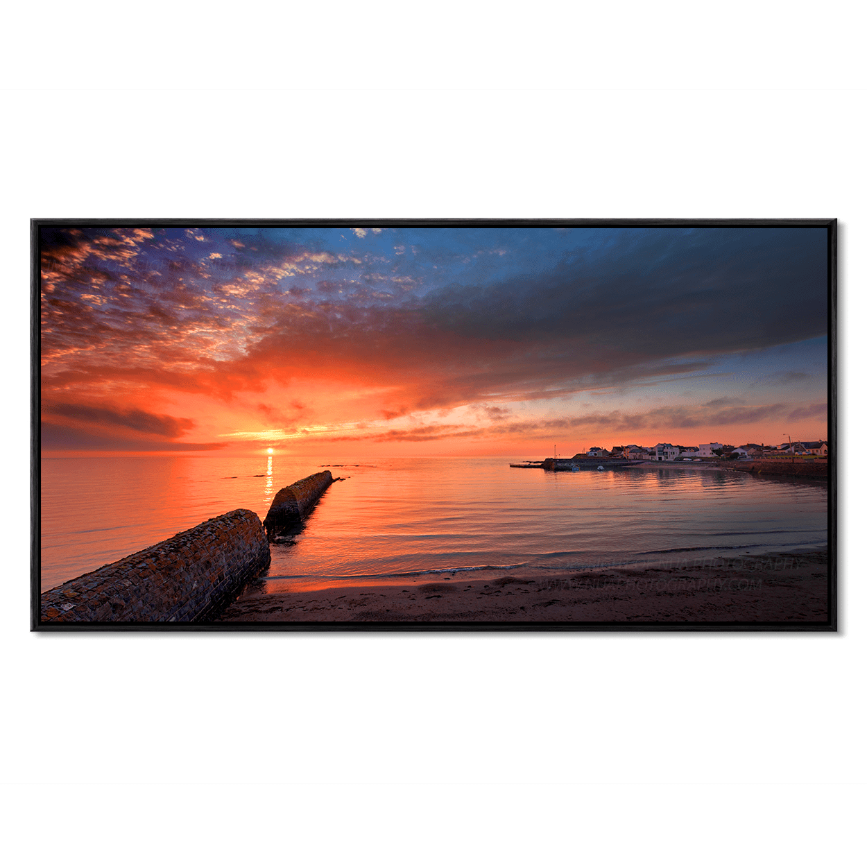 Nua Photography Limited Edition The Range Wall & Rush Harbour at Sunrise Pano