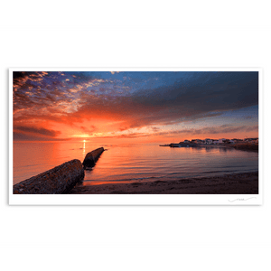 Nua Photography Limited Edition The Range Wall & Rush Harbour at Sunrise Pano