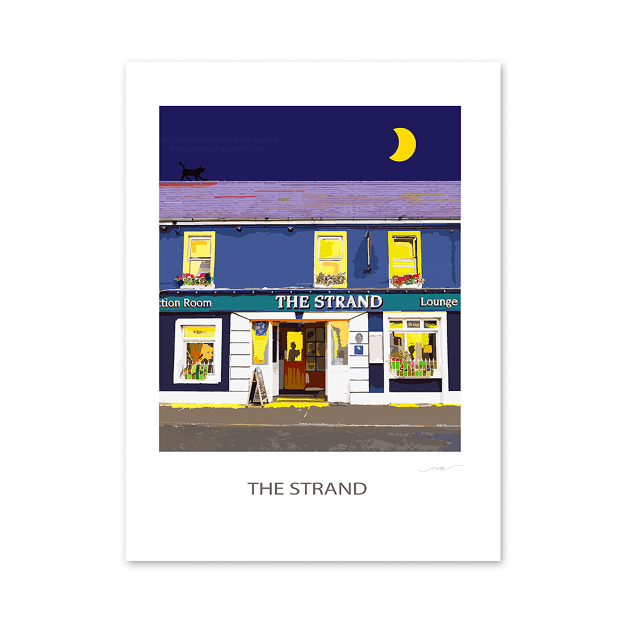 Nua Photography Poster Print Poster Print - Strand Bar Rush Co. Dublin